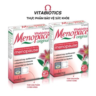 Combo 2 Hộp TPBVSK MENOPACE Hỗ Trợ Cân Bằng Nội Tiết Tố Nữ 30 Viên Vitabiotics