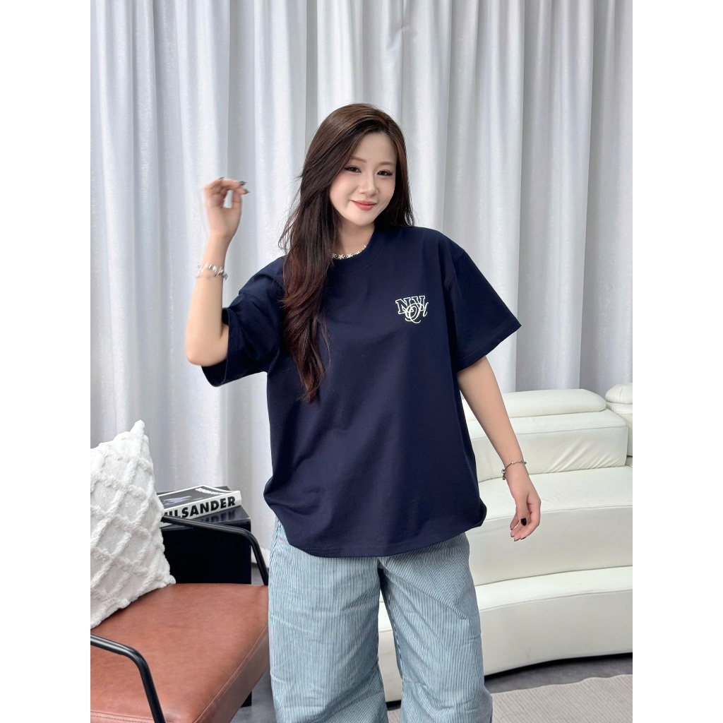 Áo Thun Boxy Couture Nevasome Cotton 250gsm Tay Lỡ Form Boxy Rộng Nam Nữ Cổ Tròn