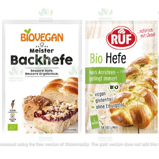 Men nở hữu cơ BackHefe Biovegan/ Ruf Dried Yeast