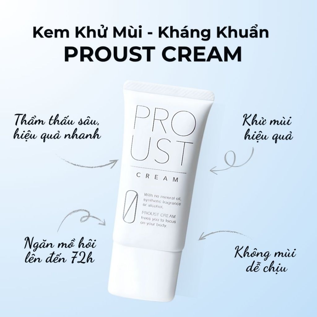 Chất lượng Kem Khử Mùi Proust Cream Tiêu Chuẩn