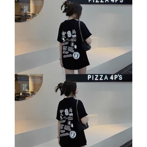Áo Thun Bepa Hoạt Hình Unisex Nam Nữ Vải Cotton Dày Dặn Áo Phông Thời Trang