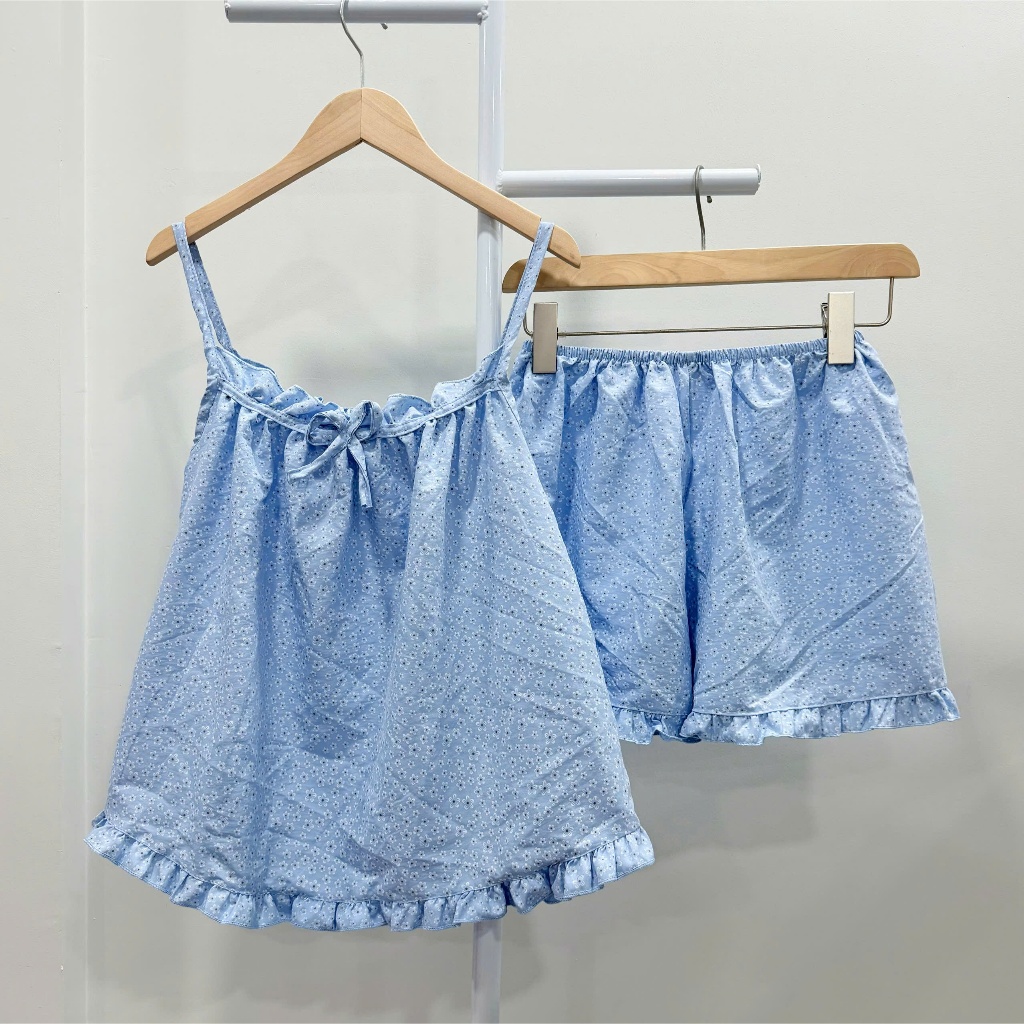 Cotton Hoa blue