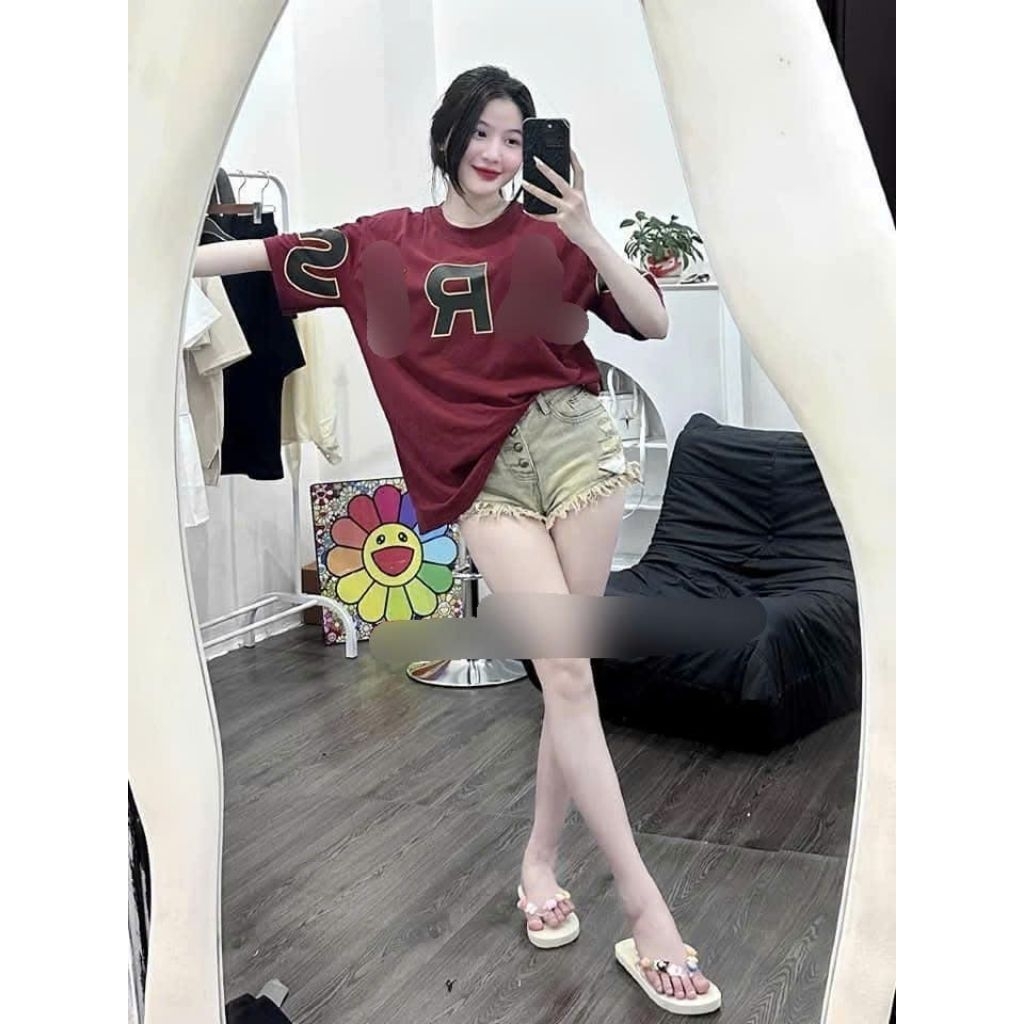 Áo phông form rộng tay lỡ chất cotton su - áo STUDENT