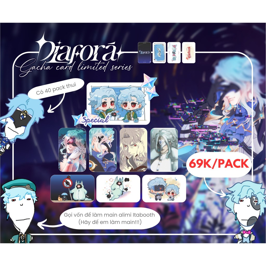 [GACHA] Genshin Impact - Card bo góc Dottore | Shopee Việt Nam