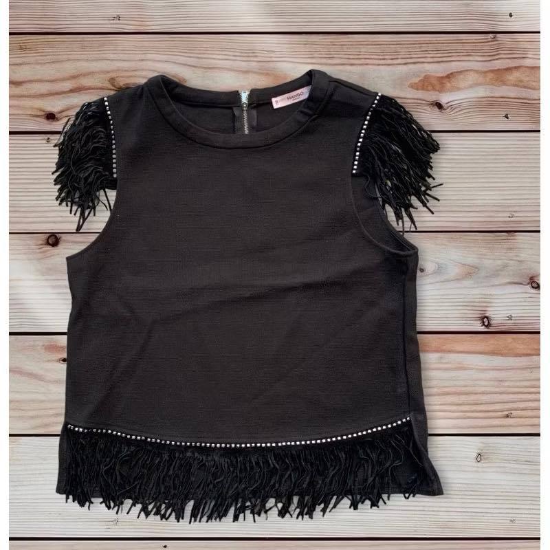(Pa--ge 85k) Áo thun kiểu tay tua rua MNG xuất xịn - AnLa shop xuất khẩu