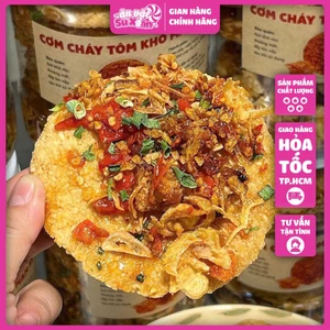 CƠM CHÁY TÔM KHÔ MẮM KẸO Hũ 500gr - Ăn vặt Su Xoắn