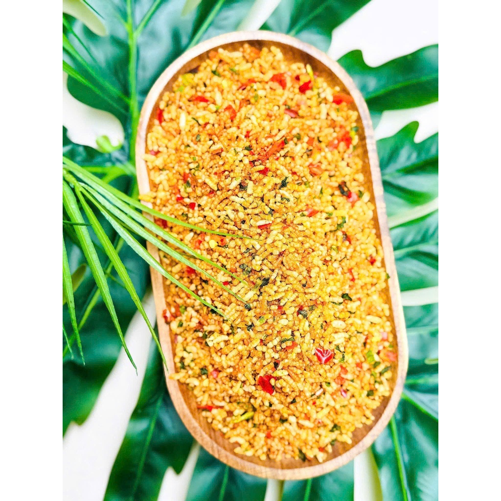 CƠM RANG TÂY NGUYÊN VỊ MUỐI ỚT Siêu Ngon - Hũ 500gr - Ăn Vặt Su Xoắn