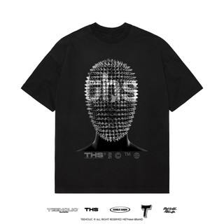 Áo Thun Nam Nữ TEEHOLIC Mặt Người Kim Loại Đen Trắng - Ths