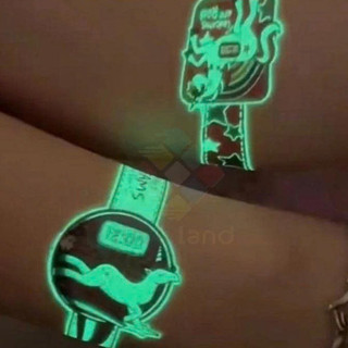 Lốc 24 Hộp Đồng Hồ Xăm Dạ Quang Phát Sáng Đồ Chơi Trẻ Em Cho Bé Đeo Tay Glow In Dark Watch Decal