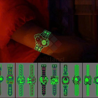 Lốc 24 Hộp Đồng Hồ Xăm Dạ Quang Phát Sáng Đồ Chơi Trẻ Em Cho Bé Đeo Tay Glow In Dark Watch Decal