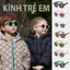 Kính râm cho bé Gọng dẻo và mắt chống UV400 đã kiểm định có hộp đựng và dây đeo chống rơi