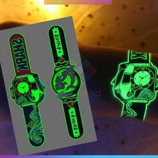 Lốc 24 Hộp Đồng Hồ Xăm Dạ Quang Phát Sáng Đồ Chơi Trẻ Em Cho Bé Đeo Tay Glow In Dark Watch Decal