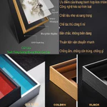 Tranh Treo Tường Tráng Gương Bộ 3 Bức tranh trừu tượng Và Hoa Decor Phòng Khách Văn Phòng Khách sạn Nhà Hàng Hometay — ảnh 7