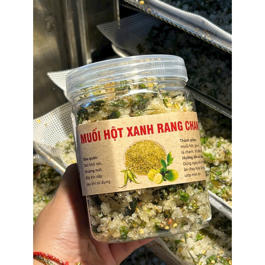 MUỐI HỘT RANG TAY (Ớt Xanh / Ớt Đỏ) Chay Mặn Đều Dùng Được - Ăn vặt Su Xoắn