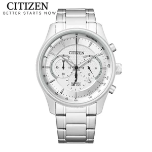 Đồng Hồ Nam Citizen Pin-Quartz Dây Thép Không Gỉ AN8190-51A - Mặt Trắng (42mm)