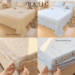 Set Ga Gối Đũi Linen 3 Món Cho Đệm Cao 15–30cm – Mềm Mại, Thoáng Mát, Chống Khuẩn – Ga Gối Mùa Hè