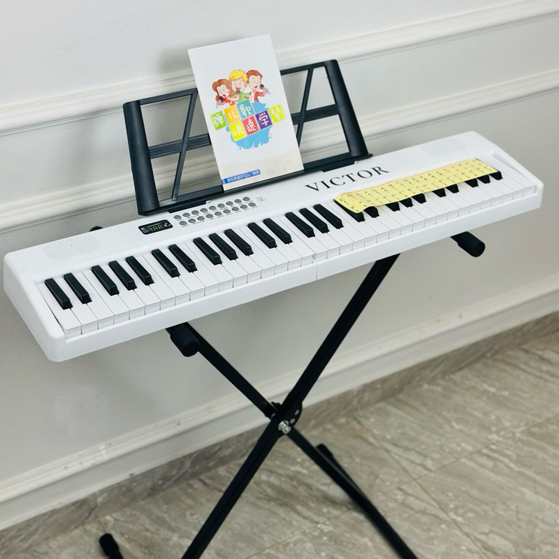 Đàn Piano Điện VicTor Gấp Gọn 61 phím, Phím lực -Tặng Khoá Học Online
