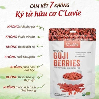 Kỷ tử hữu cơ C'Lavie Organic Goji Berries