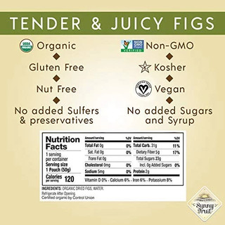 Trái cây sấy hữu cơ Sunny Fruit Organic Figs, Raisin, Apricot, Plums