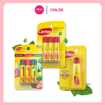 Carmex classic son dưỡng lip balm mỹ dưỡng môi cấp ẩm làm mềm môi chống nứt nẻ chống nắng SPF15 nhập mỹ