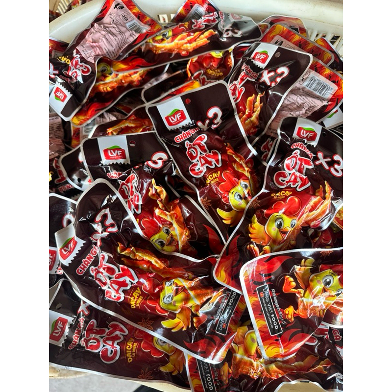 Conbo 5 Chân gà ớt cay X3 80g 3 chân trong 1 bịch