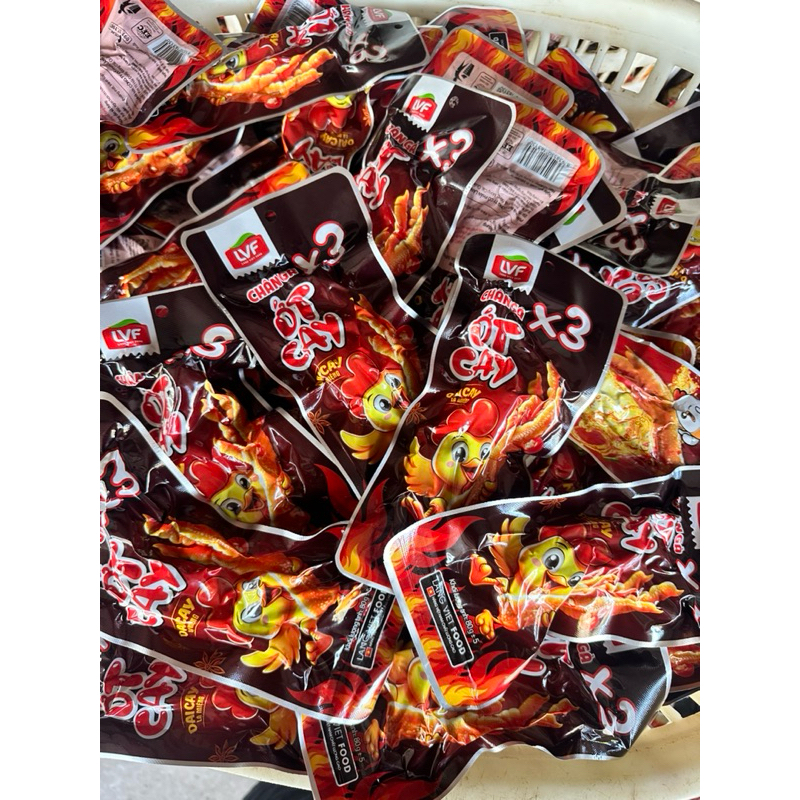 Conbo 5 Chân gà ớt cay X3 80g 3 chân trong 1 bịch