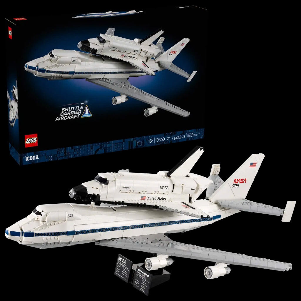 Lego 10360 Đồ Chơi Lắp Ghép Shuttle Carrier Aircraft - Máy bay vận ...