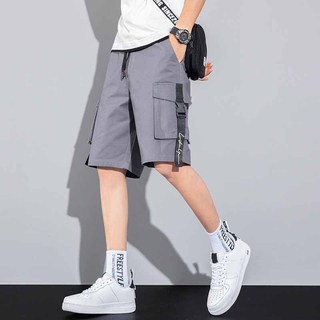 QUẦN SỌT TÚI HỘP HÌNH THẬT ⚡️ VẢI DÀY ⚡️  QUÂN SHORT KAKI ,HỘP BÊN LƯNG THUN 2 MÀU ĐEN XÁM
