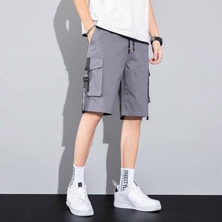 QUẦN SỌT TÚI HỘP HÌNH THẬT ⚡️ VẢI DÀY ⚡️  QUÂN SHORT KAKI ,HỘP BÊN LƯNG THUN 2 MÀU ĐEN XÁM