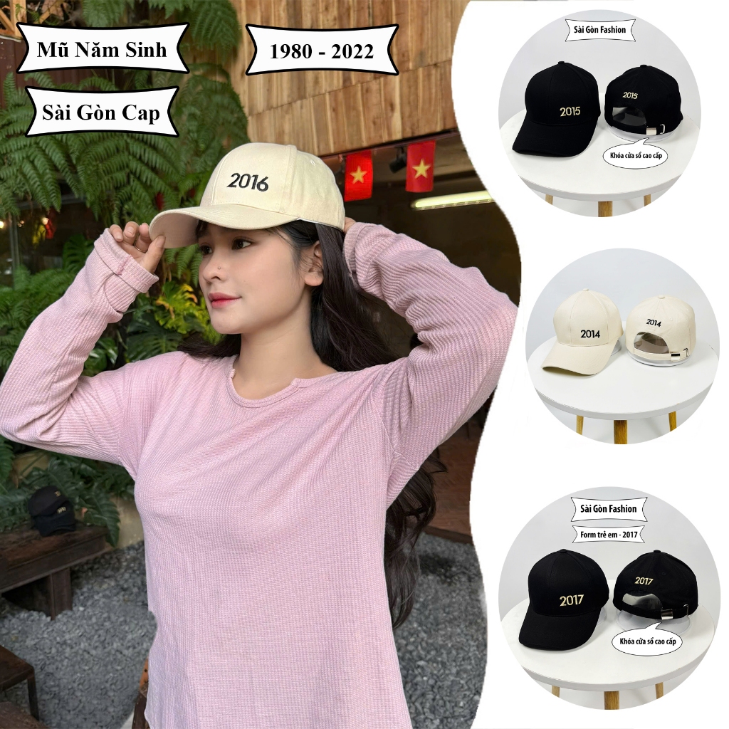 Mũ Năm Sinh thời trang Cao cấp from Unisex Nam Nữ