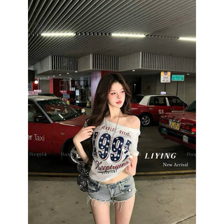 QCL1 M7281 Áo thun trễ vai 1997 siêu hot, cá tính, siêu đẹp(Freesize)