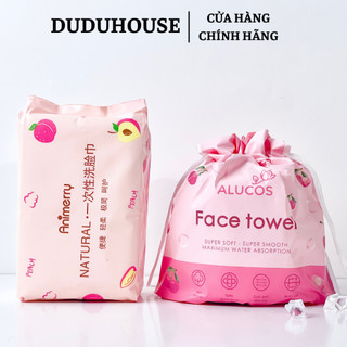 Khăn lau mặt dùng 1 lần lau khô, lau ướt, Khăn giấy đa năng