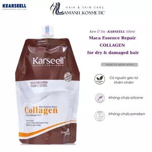 Dầu ủ xả tóc collagen karseell maca siêu phục hồi tóc mềm mượt size: hũ - túi 500ml