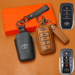 Bao da chìa khoá Toyota Fortuner,Bao da chìa khóa Camry,Innova V,Hilux G,Land Cruiser 4 nút bấmb (TFO)
