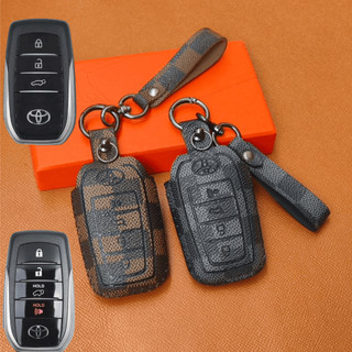 Bao da chìa khoá Toyota Fortuner,Bao da chìa khóa Camry,Innova V,Hilux G,Land Cruiser 4 nút bấmb (TFO)