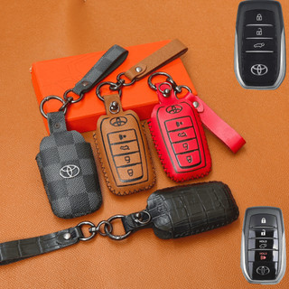 Bao da chìa khoá Toyota Fortuner,Bao da chìa khóa Camry,Innova V,Hilux G,Land Cruiser 4 nút bấmb (TFO)