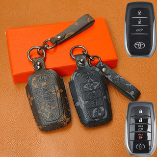 Bao da chìa khoá Toyota Fortuner,Bao da chìa khóa Camry,Innova V,Hilux G,Land Cruiser 4 nút bấmb (TFO)