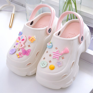 Dép nữ đế cao, dép sục 7cm kèm 12 Sticker Họa Sĩ Mita kiểu sandal CSM-37