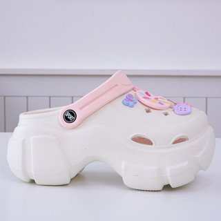 Dép nữ đế cao, dép sục 7cm kèm 12 Sticker Họa Sĩ Mita kiểu sandal CSM-37