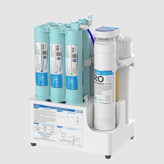 Máy Lọc Nước Karofi KAQ-U50K Thế Hệ Mới Dùng Màng RO Hàn Thiết Kế Nhỏ Gọn