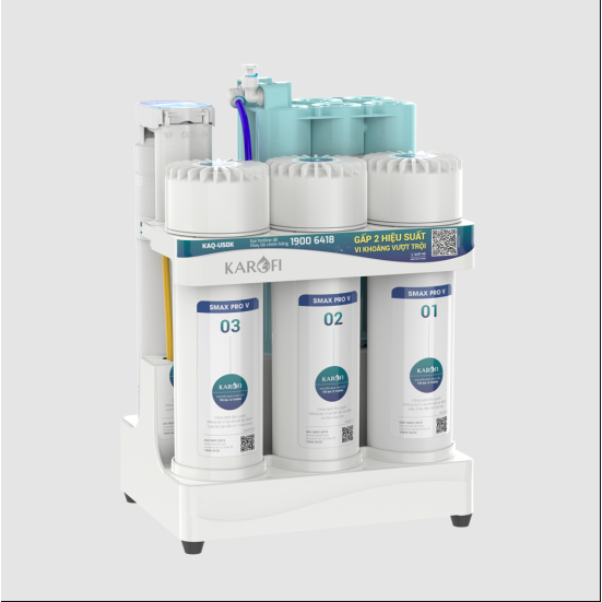 Máy Lọc Nước Karofi KAQ-U50K Thế Hệ Mới Dùng Màng RO Hàn Thiết Kế Nhỏ Gọn