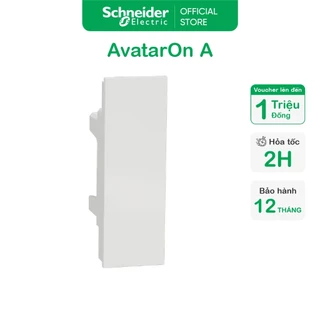 (SE) Phụ kiện mặt che ốc trơn dòng Avataron A - Trắng - 1 gangs - Schneider Electric - M3T01SC_WE