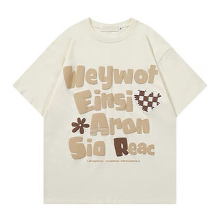 Áo thun form rộng tay lỡ IN CHỮ WEYWOT EiNSi ARON SIO Reac UNISEX