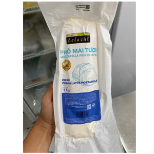 123Clickvn Phô mai tươi Mozzarella Fior Di Latte Bottega Zelachi 1kg
