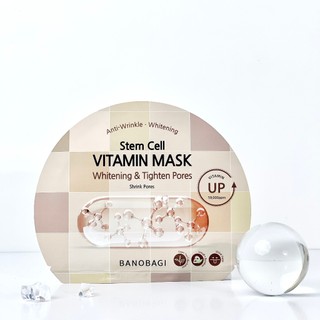 Mặt Nạ Cấp ẩm, Dưỡng Da Banobagi Stem Cell Vitamin Mask 30g (1 miếng)