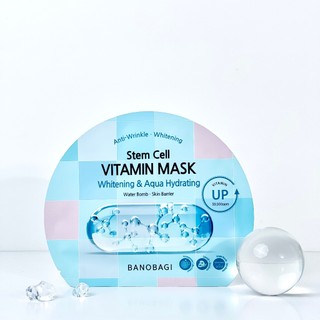 Mặt Nạ Cấp ẩm, Dưỡng Da Banobagi Stem Cell Vitamin Mask 30g (1 miếng)