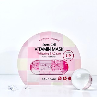 Mặt Nạ Cấp ẩm, Dưỡng Da Banobagi Stem Cell Vitamin Mask 30g (1 miếng)