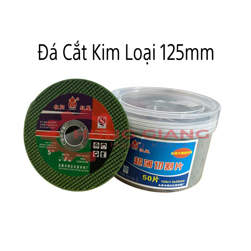 Đá 125mm M Cắt Sắt, Inox Cao Cấp Siêu Ngọt