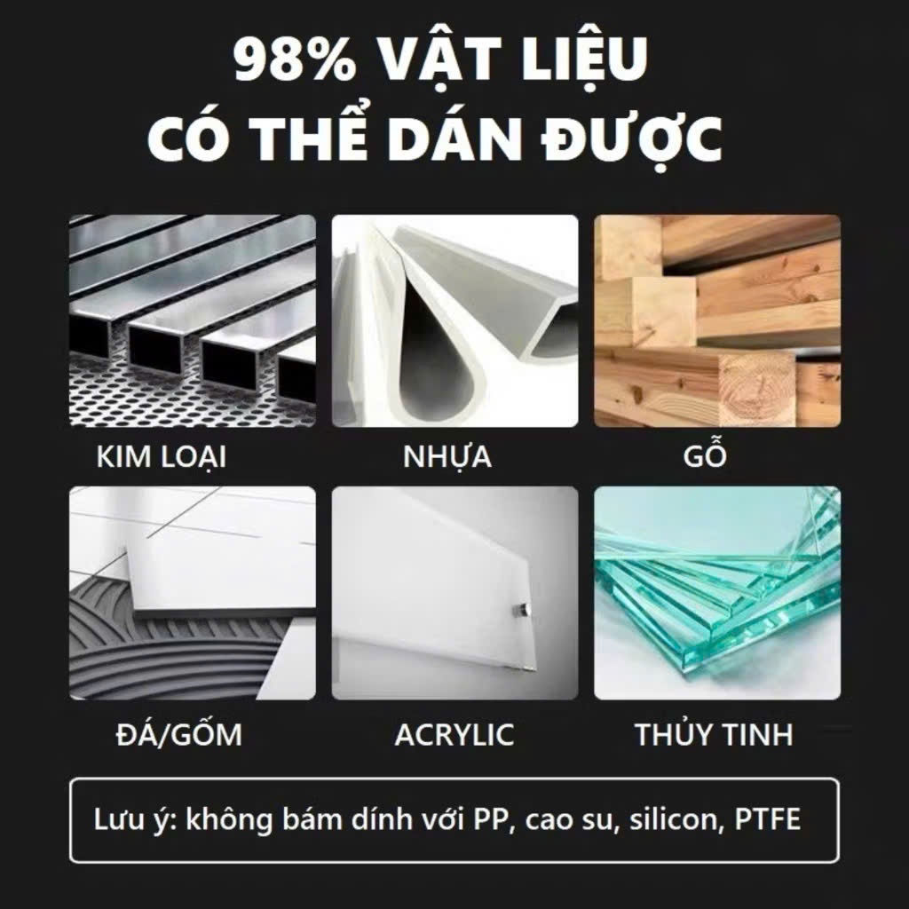 Keo Cơ Khí Chuyên Dùng Thay Thế Đinh Vít-Tuýp Keo Siêu Dính Công Nghệ Nhật Bản - KEO DÁN ĐA NĂNG CHỐNG THẤM
