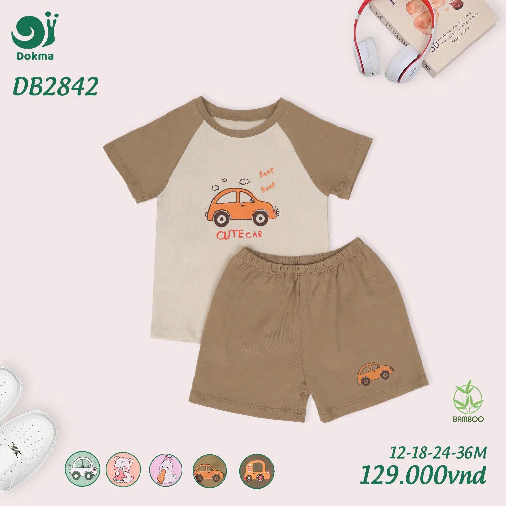 (8,9-16kg) Bộ Cộc Tay Cổ Tròn Bé Trai, Bé Gái DB2733 DB2818 DB2842 DB2882 DB2880